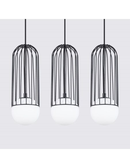 Lampa wisząca BRINA 3L czarna