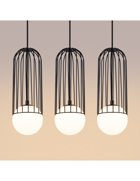 Lampa wisząca BRINA 3L czarna
