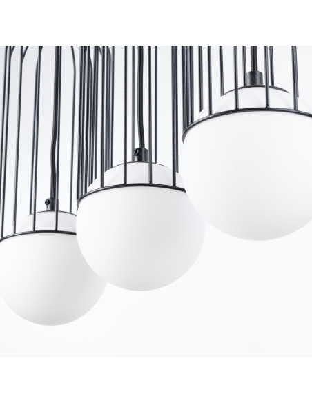 Lampa wisząca BRINA 3L czarna