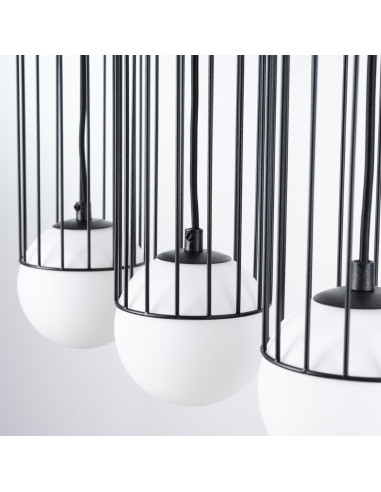 Lampa wisząca BRINA 3L czarna