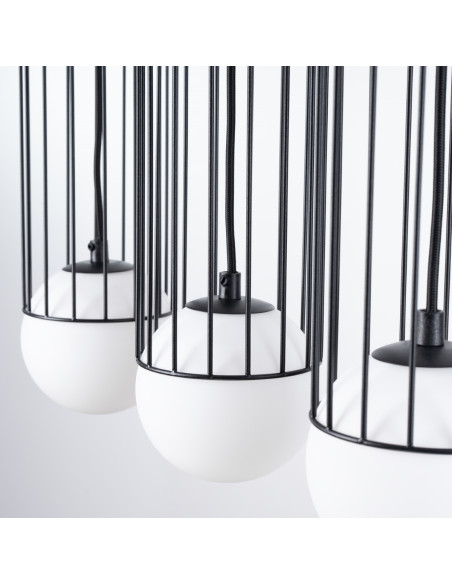 Lampa wisząca BRINA 3L czarna