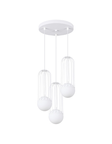 Lampa wisząca BRINA 3P biała