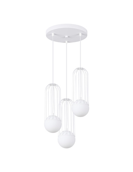 Lampa wisząca BRINA 3P biała