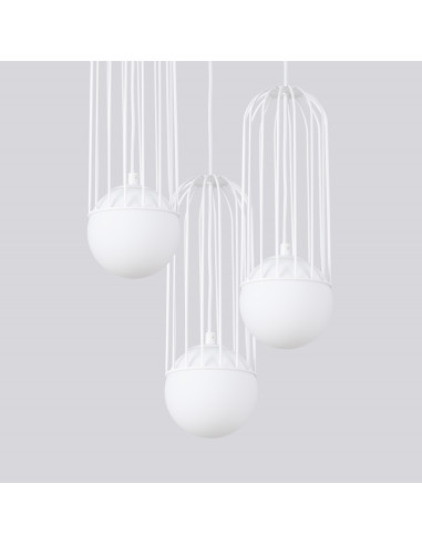 Lampa wisząca BRINA 3P biała