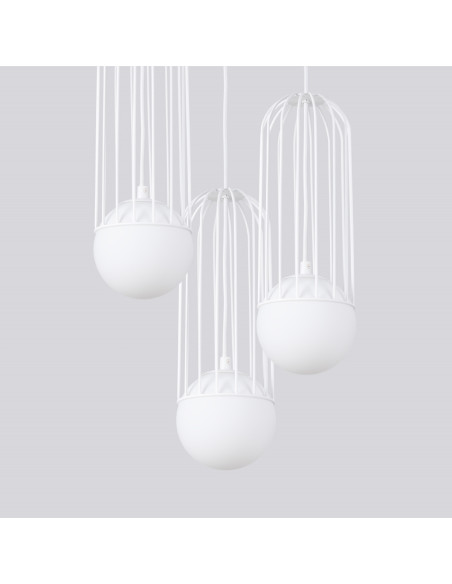 Lampa wisząca BRINA 3P biała