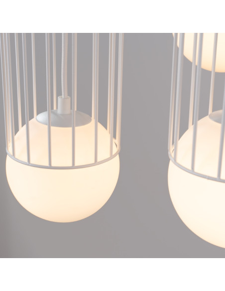 Lampa wisząca BRINA 3P biała