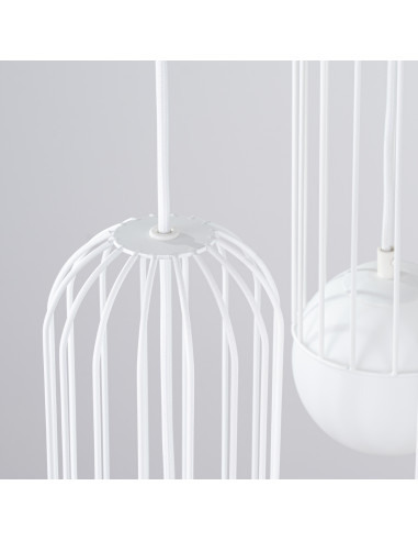 Lampa wisząca BRINA 3P biała