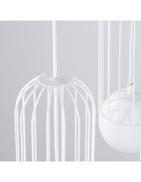 Lampa wisząca BRINA 3P biała