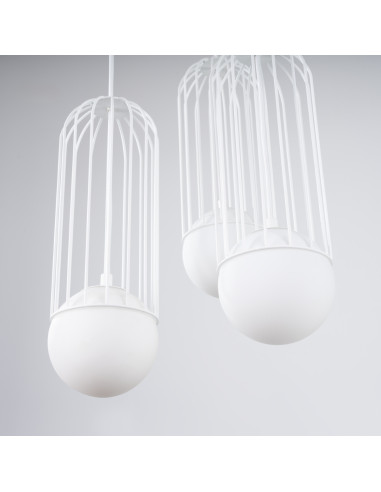 Lampa wisząca BRINA 3P biała