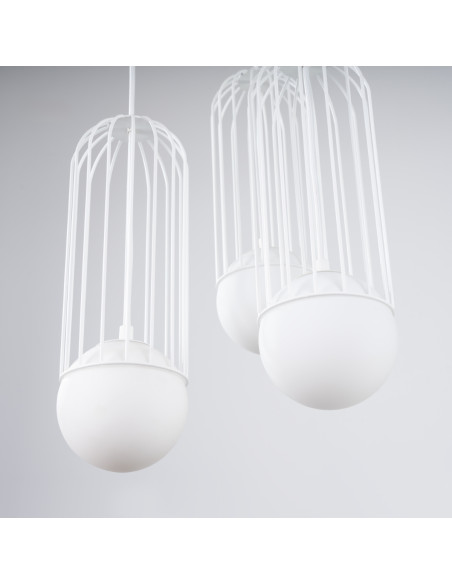 Lampa wisząca BRINA 3P biała