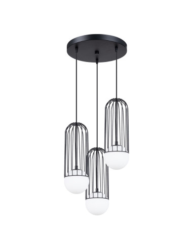 Lampa wisząca BRINA 3P czarna