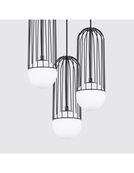Lampa wisząca BRINA 3P czarna