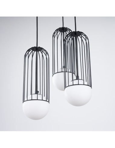 Lampa wisząca BRINA 3P czarna