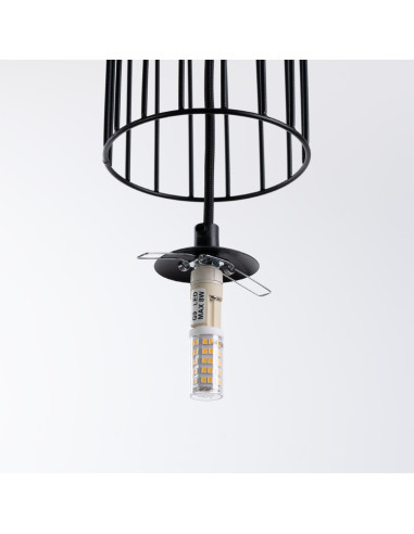 Lampa wisząca BRINA 3P czarna