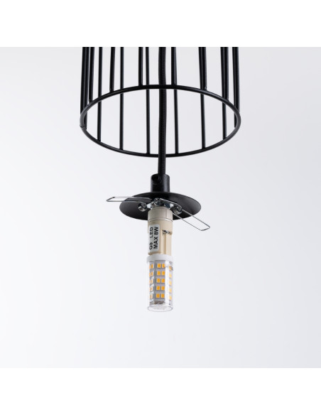 Lampa wisząca BRINA 3P czarna