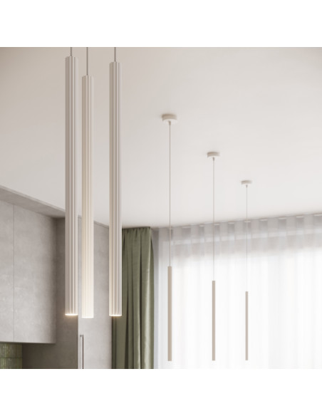 Lampa wisząca ARCHE 3P biała