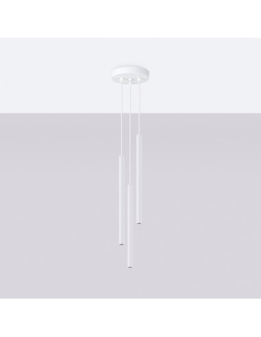 Lampa wisząca ARCHE 3P biała