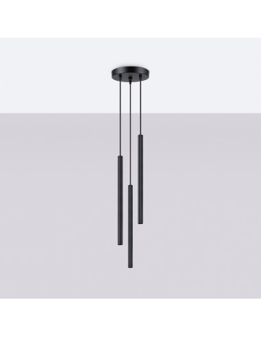 Lampa wisząca ARCHE 3P czarna