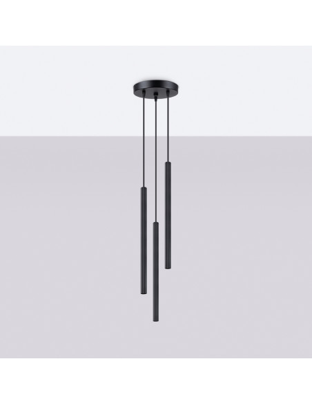 Lampa wisząca ARCHE 3P czarna