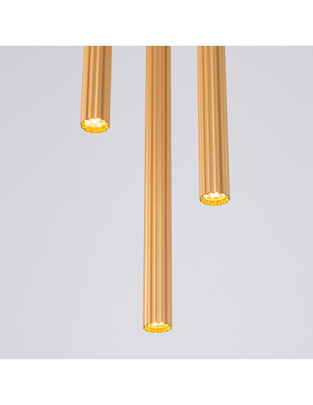 Lampa wisząca ARCHE 3P złota