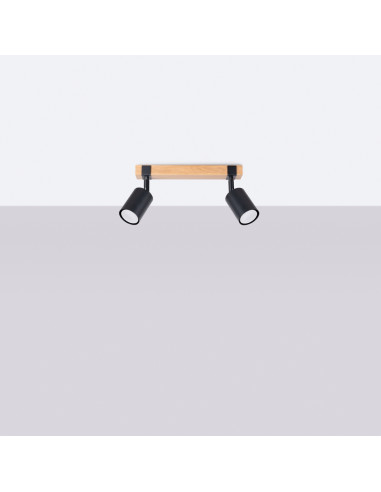 Plafon FAGER 2 czarny