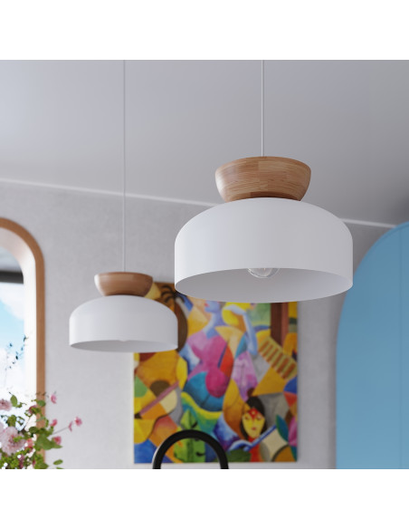Lampa wisząca MARION biała