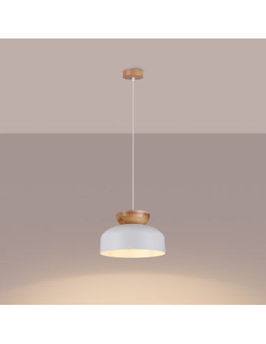 Lampa wisząca MARION biała