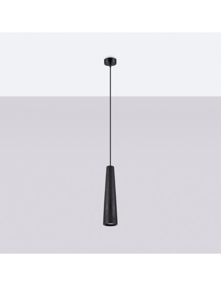 Lampa wisząca ELECTRA czarna beton