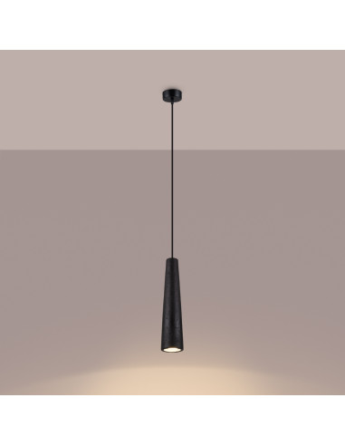 Lampa wisząca ELECTRA czarna beton