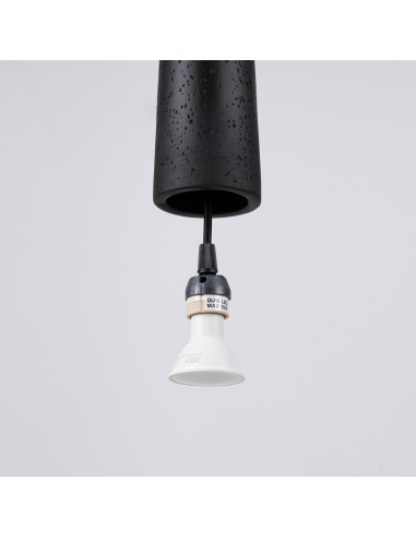 Lampa wisząca ELECTRA czarna beton