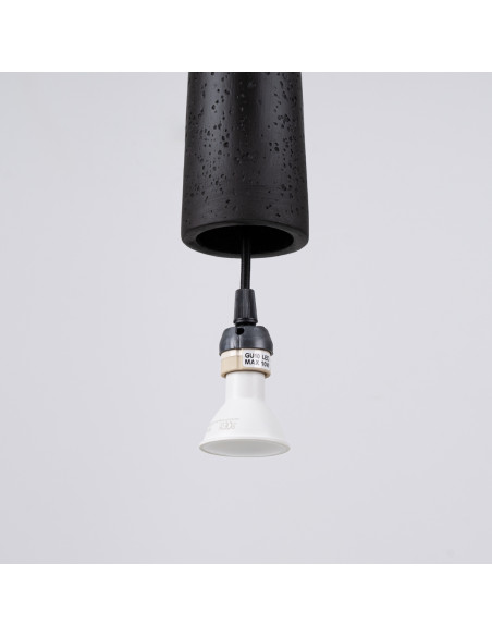 Lampa wisząca ELECTRA czarna beton