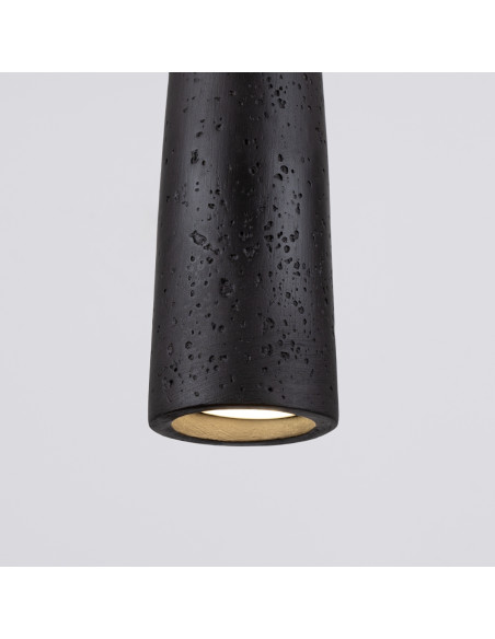 Lampa wisząca ELECTRA czarna beton