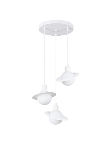 Lampa wisząca HYPERION 3P biały
