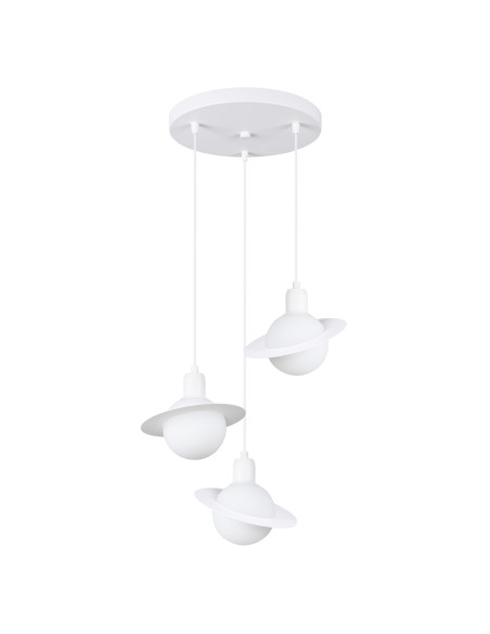Lampa wisząca HYPERION 3P biały