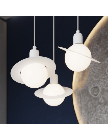 Lampa wisząca HYPERION 3P biały