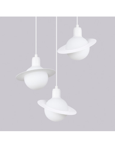 Lampa wisząca HYPERION 3P biały