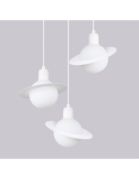Lampa wisząca HYPERION 3P biały