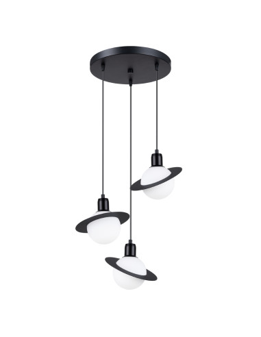 Lampa wisząca HYPERION 3P czarny
