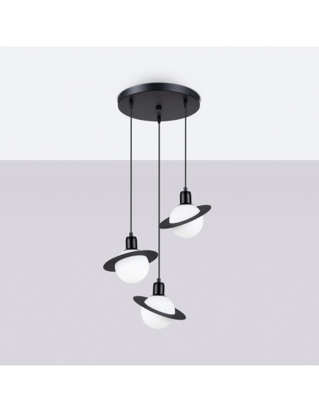 Lampa wisząca HYPERION 3P czarny