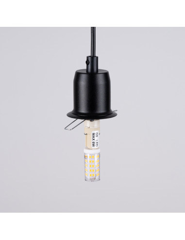 Lampa wisząca HYPERION 3P czarny