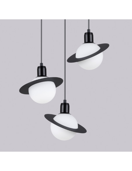 Lampa wisząca HYPERION 3P czarny