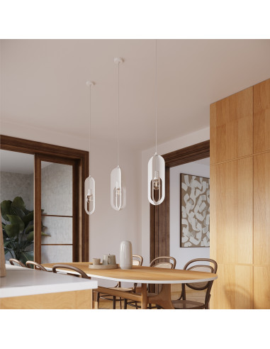 Lampa wisząca NICUS 3P biała