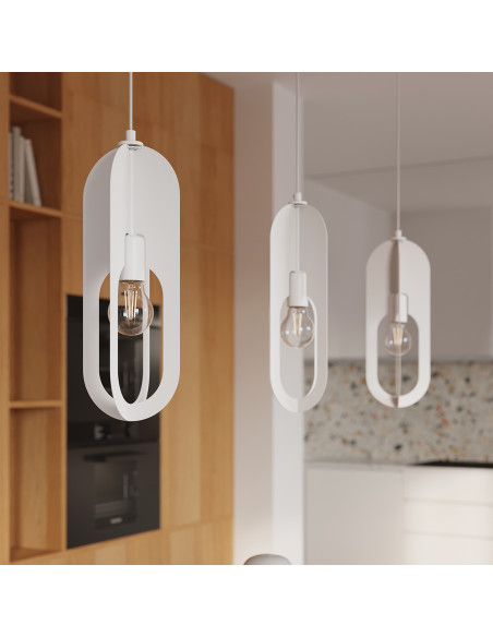 Lampa wisząca NICUS 3P biała