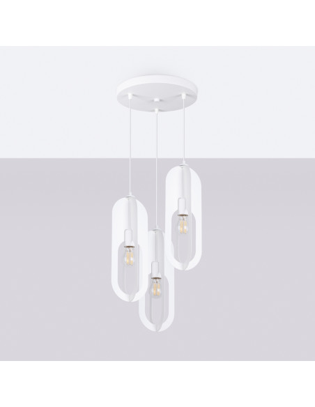 Lampa wisząca NICUS 3P biała