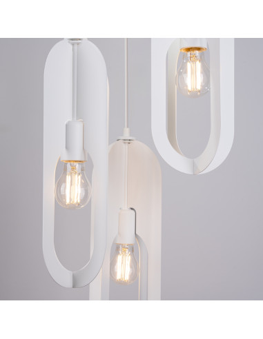 Lampa wisząca NICUS 3P biała