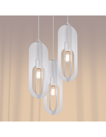 Lampa wisząca NICUS 3P biała