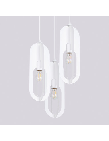Lampa wisząca NICUS 3P biała