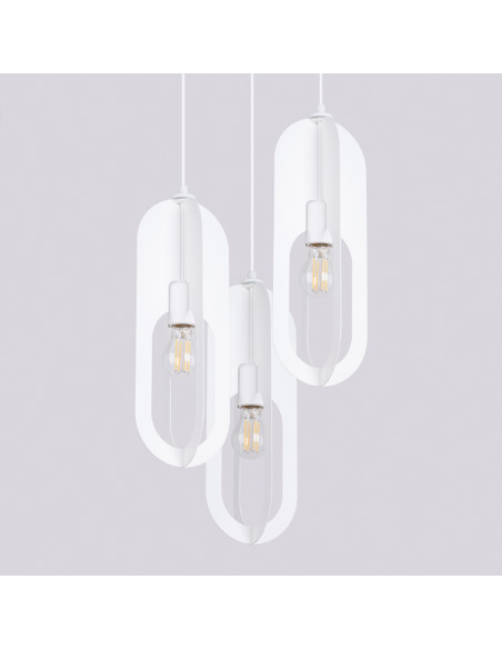 Lampa wisząca NICUS 3P biała