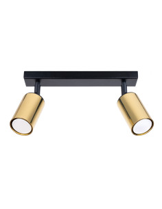 Plafon WINX 2 czarny/złoty