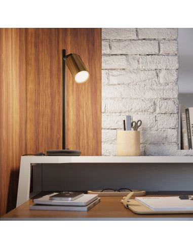 Lampa biurkowa WINX czarny/złoty